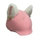 thumbnail image 3 of Funda para casco con orejas de gato, accesorios para casco, gorro de punto práctico y versátil, Blanco rosa, 3 of 9