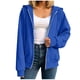 thumbnail image 2 of Neewe Hoodies Shirts for Women Early Fall Long Sleeve Tops Plain Outfits Tops Fashion Full Zip Tees 2025, 2 of 7