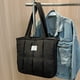 thumbnail image 5 of Bolsa informal de compras acolchado de algodón de invierno portátil suave de color sólido Ndcxsfigh Para Estrenar, 5 of 9