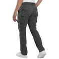 thumbnail image 2 of X RAY JEANS Mens Utility Cargo Pants, Grey, 34x30, 2 of 10