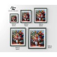 thumbnail image 2 of Bouquet Coloré - Kit de Peinture Diamant Premium Exclusif, 2 of 8