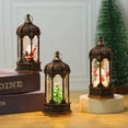 thumbnail image 3 of Christmas Lanterns Light Battery Operated Portable Plastic Christmas Decoration Lantern Night Light for Home, 3 of 9