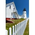 thumbnail image 2 of Haney, Chuck 11x14 Gold Ornate Wood Framed with Double Matting Museum Art Print Titled - Pemaquid Point Lighthouse near Bristol-Maine-USA, 2 of 4