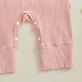 thumbnail image 6 of Beilxfa Baby Girl Newborn Clothes Western Outfit "DADDY'S GIRL" Letter Print Long Sleeve Romper Jumpsuit Infant Fall Winter 2PCS Outfits 0-6M, 6 of 9