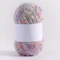 thumbnail image 1 of Gorro de lana polar de mohair con puntos de colores, hilo tejido a mano, bufanda, sombrero, bolso, material para muñecas listo para usar, hilo, 1 of 6
