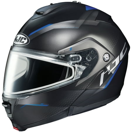 - HJC IS-Max II Dova Snow Helmet with Dual Lens Shield Semi-Flat Blue (MC-2SF) (Black, X-Large)