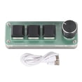 thumbnail image 2 of Home Electronics 3 Key Small Keypad, 3 Key USB Mechanical Keyboard with Knob for DIY Programming, 2 of 7
