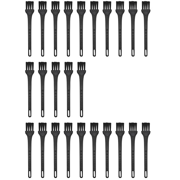 SOPOTUTU Cleaning Brushes Set, 25pcs with PP Handles and Nylon Bristles for Electronics, Shavers, and Home Use