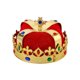 thumbnail image 4 of Wosthever Lujoso sombrero de real para fiestas de graduación y eventos temáticos Kits de decoración para fiestas Rojo 19x10cm, 4 of 6