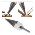 thumbnail image 4 of DYNWAVECA High Splitter Drill Log Splitter Drill Bit Log Reamer Heavy Duty Punch Driver Step Drill Bit Wood Auger Splitter Tools for Household Use - 45mm hex shank, 4 of 10