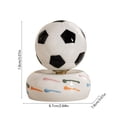 thumbnail image 3 of Ceramic Rotating Soccer Ball Desk Toy – Stress Relief Fidget Spinner, Desktop Decoration, 5 Colors, Smooth Spin, for Office Home Gift, 3 of 6