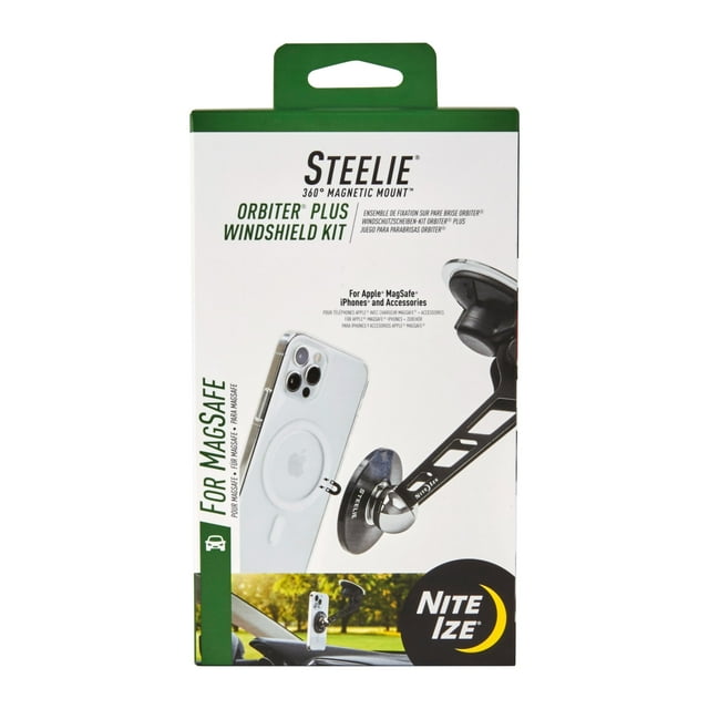 Soporte para teléfono parabrisas Nite Ize Steelie Kit