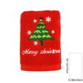 thumbnail image 3 of HomeKingdee Thicken Coral Fleece Hanging Hand Towel, 3D Christmas Santa Claus Hand Towel for Kitchen & Bathroom Fast Drying Cleaning Towel, 3 of 6