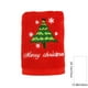 thumbnail image 3 of Caja de regalo de toallas navideñas de algodón | Toallas de mano navideñas rojas y verdes con Papá Noel y árbol de Navidad bordados | Tejido suave, absorbente y de secado rápido | Decoración para, 3 of 6
