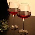 thumbnail image 2 of Juego de copas de vino grandes, decantador de ombligo de cristal creativo para el hogar, copa de uva, 2 of 4