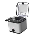 thumbnail image 4 of Mini Deep Oil Fryer Deep Frying Pot Electric Deep Fryer Fish Fryer Multipurpose Kitchen Gadgets Deep Fryer Deep Fry Food for Chips Vegetable, 4 of 8
