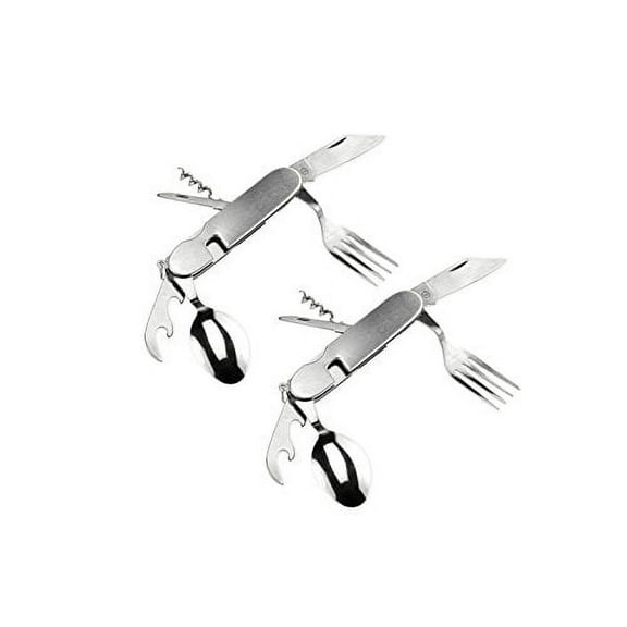 SE Survivor Series 7-in-1 Multifunctional Camping Tools (2-Pack) - KC5006S-2