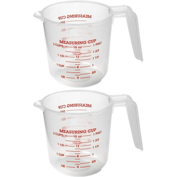 Norpro 2Cup Plastic Measuring Cup (2Pack)