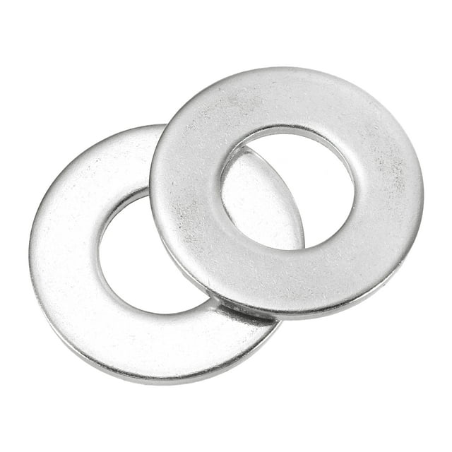 8 Pcs M18 304 Acier Inoxydable Rondelles Plates Entretoises 18mm ID 40mm OD 3mm Épais, Argent