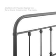 thumbnail image 4 of Modway Sage King Modern Powder Coated Iron Headboard in Gray Finish, 4 of 6