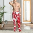 thumbnail image 2 of Gukieu Abstract meat Print Men's Home Trousers, Elastic Drawstring Home Pajamas Clothing Suitable for Adult Men-XX-Large, 2 of 6