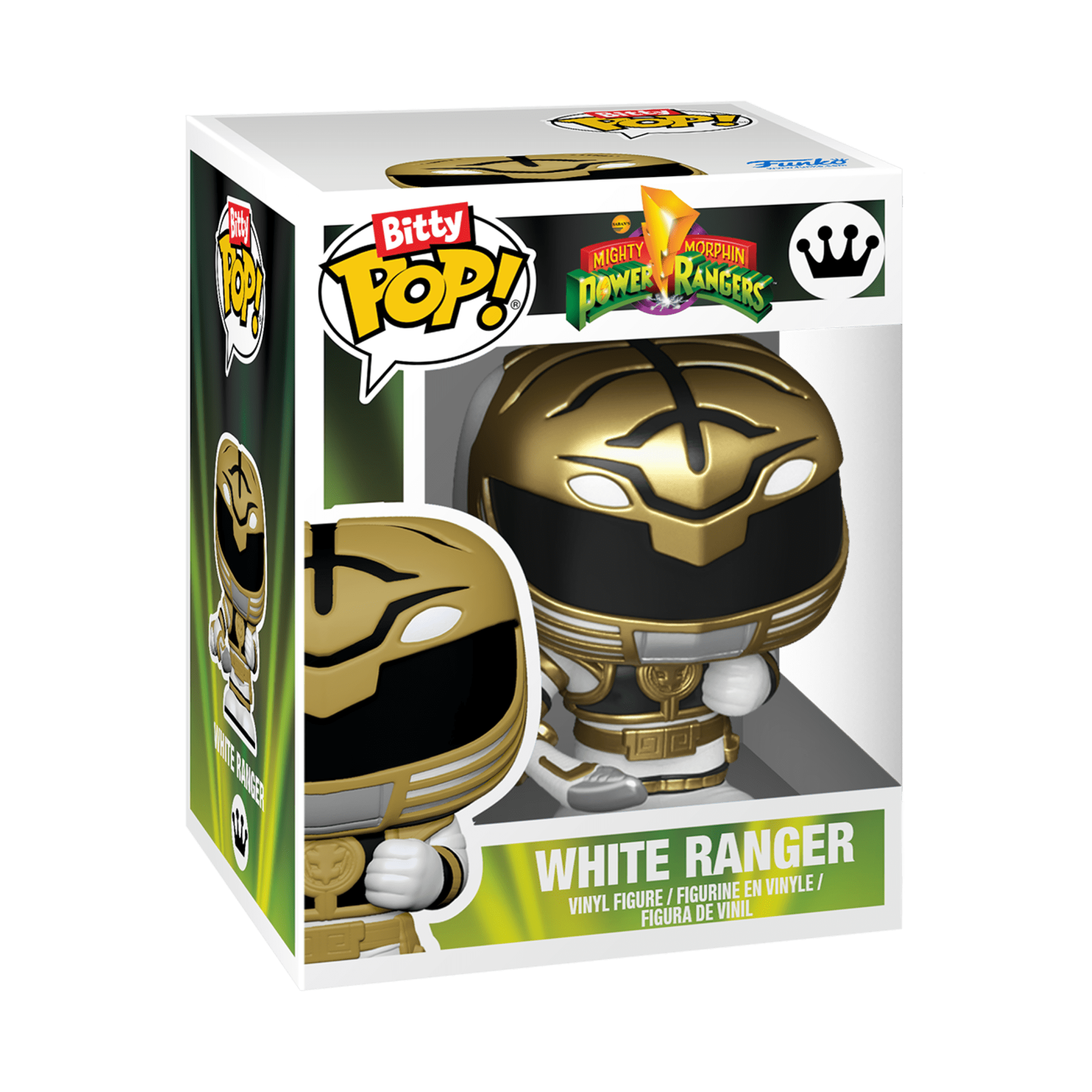 Funko Bitty POP Bots: Power Rangers - Tigerzord with White Ranger Collectible Vinyl Mini Figure