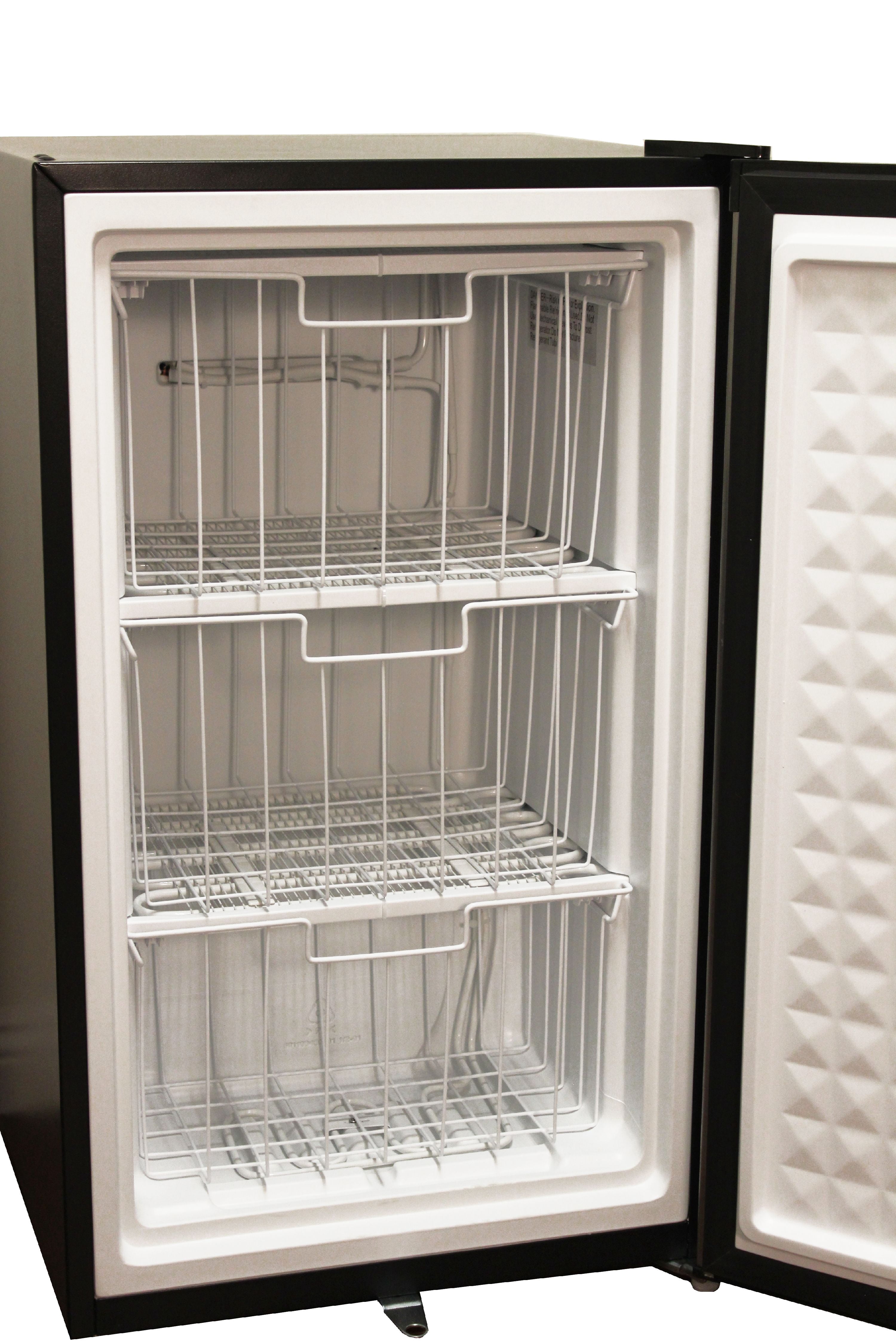 Sunpentown 3.0 Cu ft Upright Freezer with Energy Star, Stainless Steel