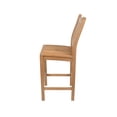 thumbnail image 3 of Tortuga Outdoor Teak Outdoor Bar Chair, 3 of 5