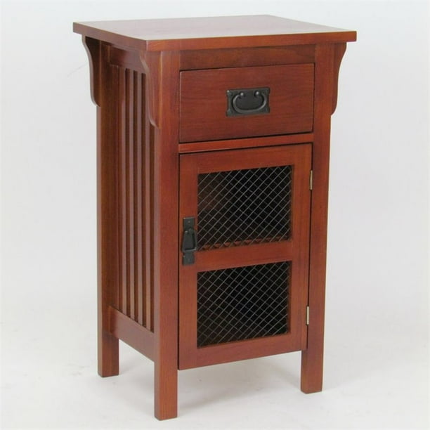 Wayborn End Table in Brown - Walmart.com - Walmart.com