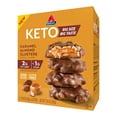 thumbnail image 3 of Atkins Keto Treats, Caramel Almond Clusters, Keto Desserts, Low Sugar and Low Carb Snacks, Good Source of Fiber, 8 Count, 3 of 10