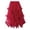 Red, variant on Spring Elastic Women Mesh Solid Skirt A Line Color Waist Long Skirt High Skirt Skirts One Size