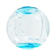 thumbnail image 4 of Tooyful 18cm Hamster Exercise Ball Gerbil Ball Wheel Transparent Stylish PP Material Multifunctional Interactive Toy Hollowed Out Blue, 4 of 9