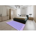 thumbnail image 5 of Ahgly Company Machine Washable Indoor Rectangle Transitional Blossom Pink Area Rugs, 5' x 7', 5 of 7