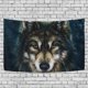 thumbnail image 1 of ABPHQTO Tapiz de lobo decoración de pared sala de estar dormitorio tapices DIY 128x150 cm, 1 of 4