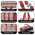 thumbnail image 3 of Teacher Tote Bag,Dog Bones Teacher Utility Tote Bag,Large Work Tote Bags for Women with Multiple Pockets,Top Zipper Closure,13.8x10.6x6.7 Inch, 3 of 5