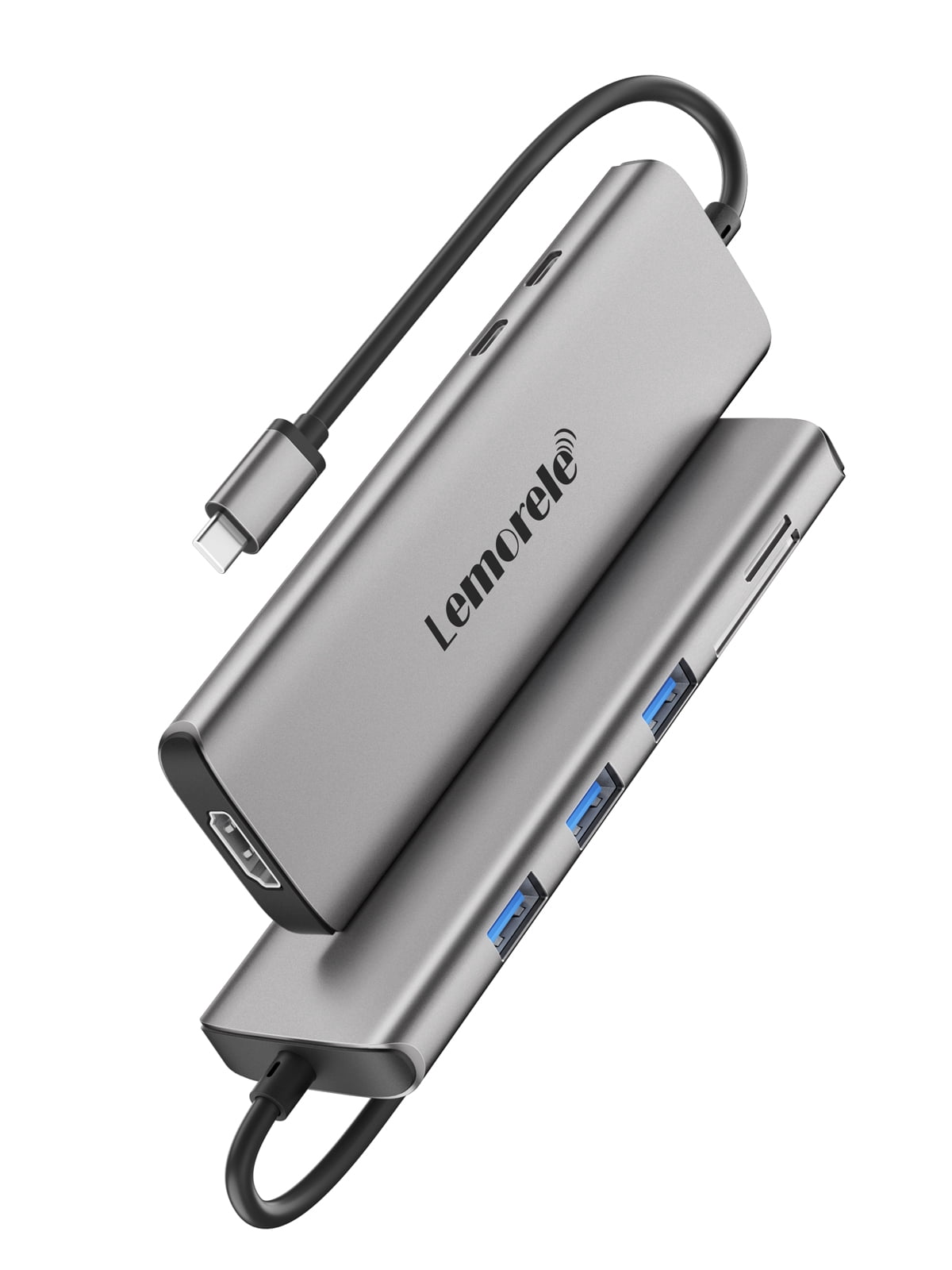 Clearance!!! USB C Hub-USB C Adapter 8 in 1, USB C Hub HDMI Adapter with 4K HDMI, 3 USB 3.0, PD 100W, SD/TF, Docking Station USB C for MacBook Air/Pro, iPad, Windows, Lenovo, Switch, Dell, Chromecas
