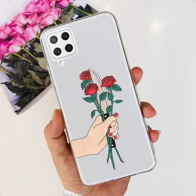 For Samsung Galaxy A22 Case F22 M22 Colorful Painted Cover Clear Silicone Soft Slim Phone Case For Samsung M22 F22 A 22 5G Shell 660 For Galaxy A22 4G
