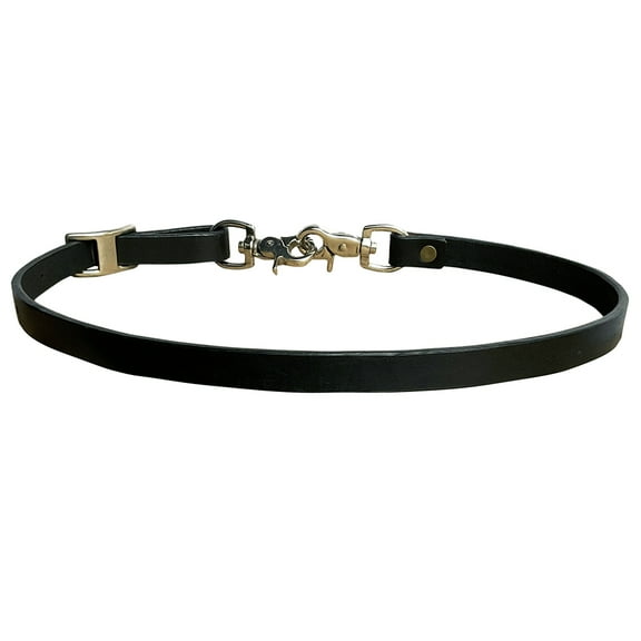 Hilason Horse Adjusts 3/4" - 26" Size Leather Breast Collar Wither Strap