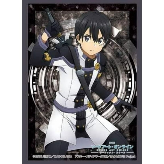 Bushiroad Sword Art Online SAO Ordinal Movie Kirito Trading Character Card Game Sleeves v1221