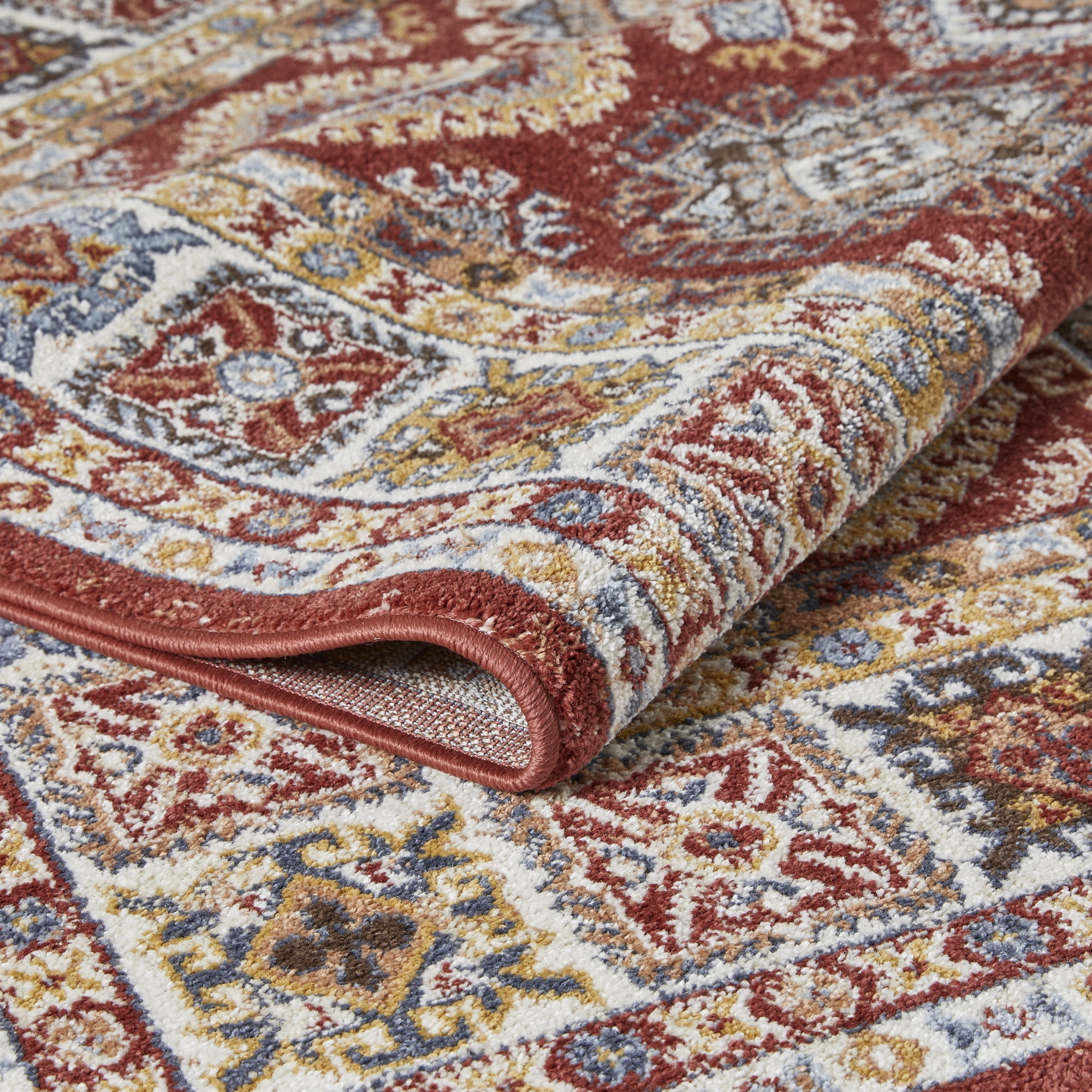 Loomaknoti Alsbrooke Delary 6' x 9' Blue Oriental Indoor Area Rug