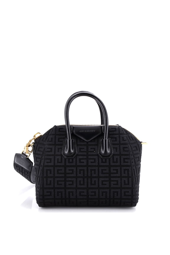 Pre-Owned Givenchy Givenchy Antigona Bag 4G Embroidered Canvas Mini By Rebag