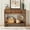 40" Vintage Brown, variant on ONBRILL Console Table with Drawers, 40 Inch Narrow Entryway Table with Open Storage Shelves for Living Room