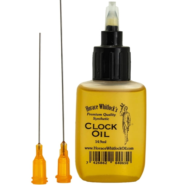 Aceite sintético premium de Horace Whitlock para relojes, 15 ml, con aplicador