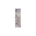 thumbnail image 5 of 8' Tan And Blue Abstract Power Loom Distressed Runner Rug, 5 of 8