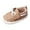 Khaki, variant on Boys Girls Canvas Sneaker Toddler Slip On Anti Skid Newborn First Walkers Candy Shoes Brown 0-6 Months