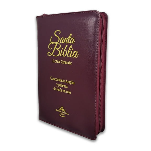 Biblia Letra Grande 12 puntos con Cierre Reina Valera 1960 vino con indice