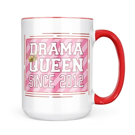 

Neonblond Drama Queen since 2012 in pink Mug gift for Coffee Tea lovers