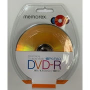 Memorex 16X DVD-R, 15 Pack