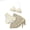 Beige, variant on Girls Bikini Swimsuit With Design Tie Straps And Matching Three Piece Summer Beachwear Girls Swimwear 3 Piece Set Plus Size Size 8-9 Years