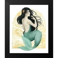 thumbnail image 2 of Popp, Grace 12x14 Black Modern Framed Museum Art Print Titled - Deco Mermaid II, 2 of 5
